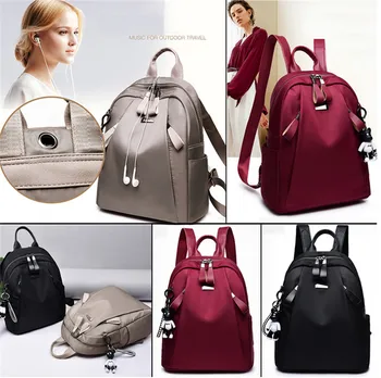 

Womens Fashion Backpack Oxford Cloth Schoolbags Waterproof Travel Rucksack Shoulder Backpacks Book Bag