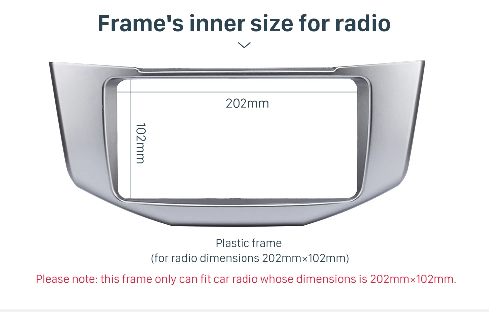 Seicane 2Din УФ-черный автомобильный стерео рамка крепление на приборную панель комплект для 2008 Lexus RX330 RX350 toyota harrier 202*102 мм и установка Радио панель