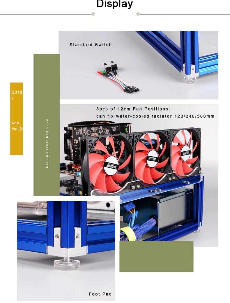 QDIY PC-JMK9, новинка, заказной большой E-ATX, полностью открытый летний алюминиевый блок, платформа водяного охлаждения, игровой плеер, ПК, чехол для компьютера