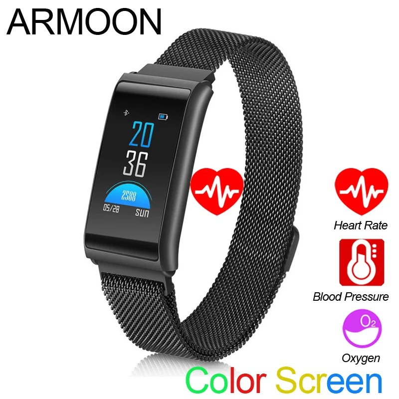 color display smart band