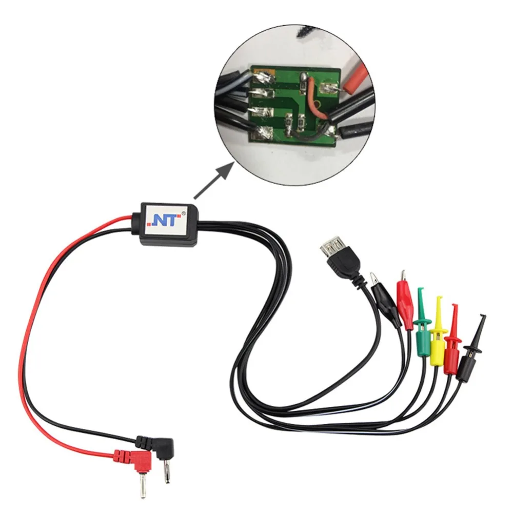 

DC Power Supply Phone Current Test Cable with USB Output For iPhone Sony Samsung Mobile Phone Repair Tools Power Data Cable