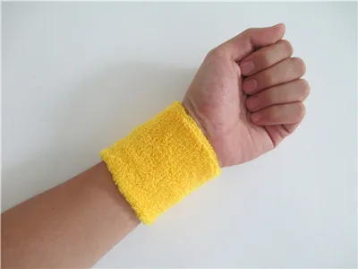 2X Multi-Colour Sports Wrist Sweatbands Tennis Basketball Badminton Wristband