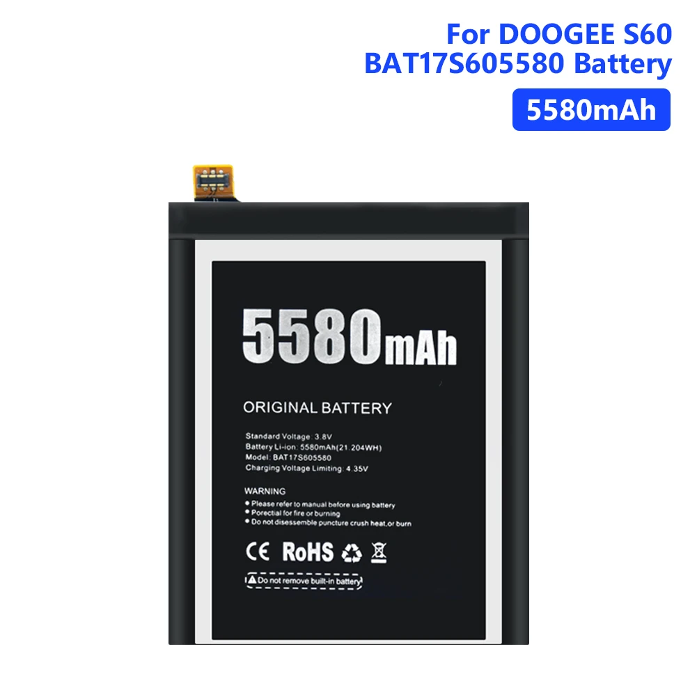 5580mAh BAT17S605580 батареи бесплатные инструменты для DOOGEE S60 S60 Lite замена литий-полимерные батареи мобильного телефона