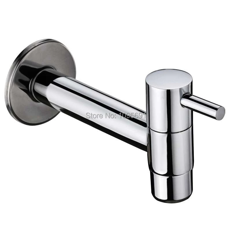 G1/2 Lengthen Brass single function Cold Tap Washing Machine Bathroom