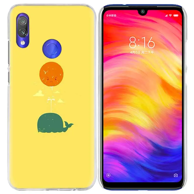 Чехол с забавным Китом для Xiao mi Red mi Go Note 7 6 6A Pro S2 5 5A 4X mi A1 A2 9 mi x 3 5G 8 lite Play F1 твердый PC Kawai чехол для телефона - Цвет: 09