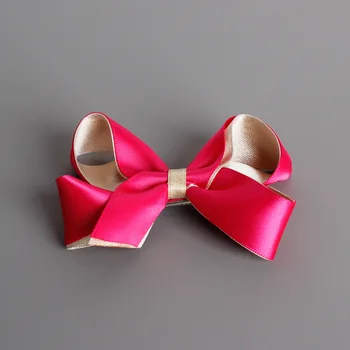 

Contrast stereo twisted bow children's hair accessories hair clips side clip cute hairpin girls headwear