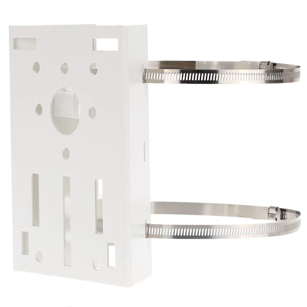 

Professional Universal Pole Column Mounting Loop Bracket Arm Base for CCTV Security PTZ Camera Bracket With Ring