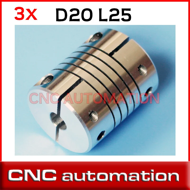 6.35mm x 8mm Flexible Coupling Coupler Shaft Stepper Motor D25 L30 Useful Tool