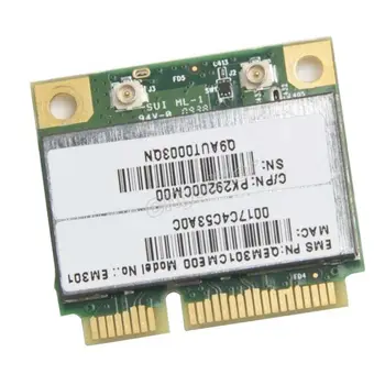 

Card for Atheros AR5009 AR9281 AR5B91 Half Mini PCI-e WLAN Wifi Wireless Card