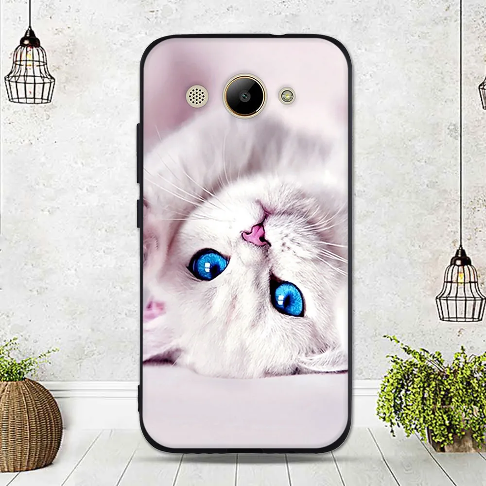 Для Funda Huawei Y3 2017 чехол CRO L22 L02 черные чехлы для телефонов Capa Y5 Lite Силиконовые задняя
