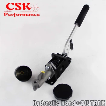 

Hydraulic Hand Brake Pump 180sx Sti Evo Rx7 Horizontal Vertical + Oil tank Black