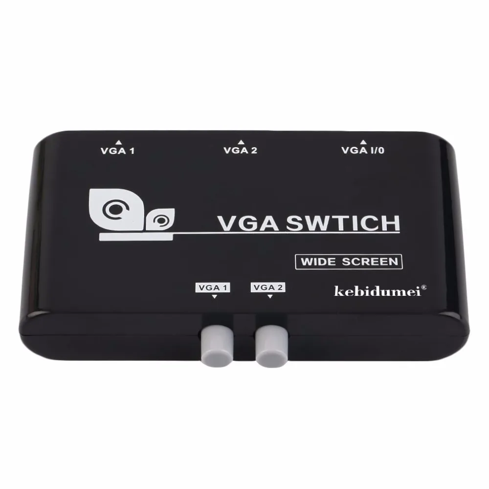 Kebidumei Высокая производительность 2 в 1 из VGA/SVGA Селекторный переключатель ручной обмен коробка для ЖК-ПК