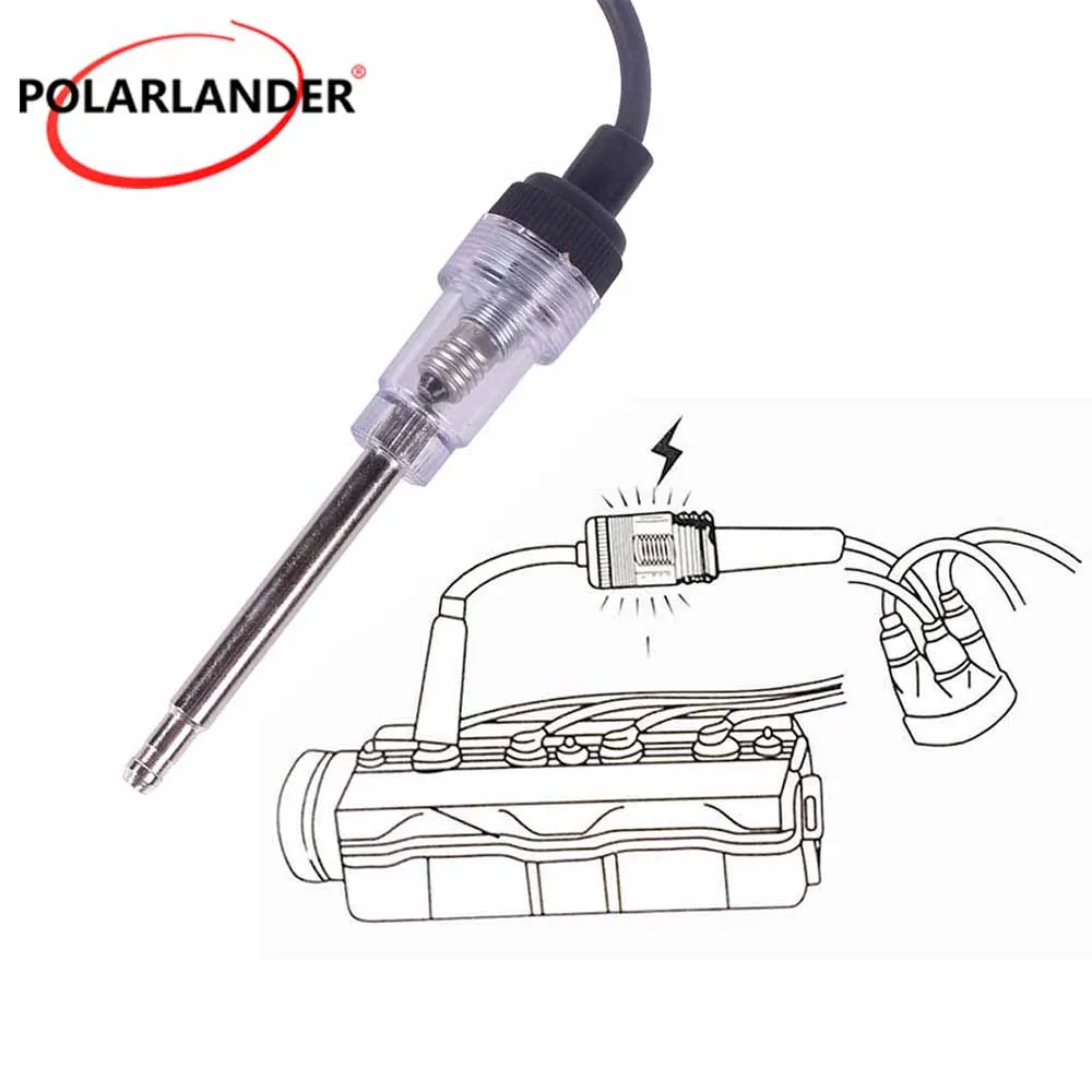 Polarlander Car circuit tester Spark Plug Tester Ignition detector spark ignition tester Auto Diagnostic car diagnostic tool
