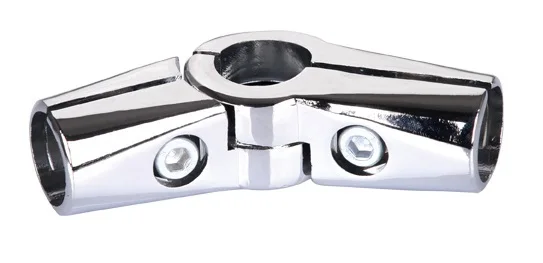 

5PCS/LOT 25mm tube clamp pipe clamps chrome aluminum display fittings Adjustable Elbow