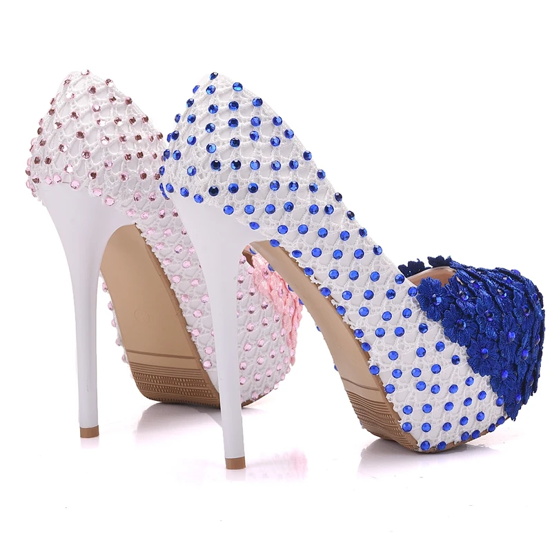 US $35.0 30% OFF|Kristall Königin Weiße Spitze Blumen Frauen High Heels Schuhe Runde kopf Paltform Brautschuhe Hochzeit Schuhe Fliegen Zwei Stücke US $35.0 30% OFF|Kristall Königin Weiße Spitze Blumen Frauen High Heels Schuhe Runde kopf Paltform Brautschuhe Hochzeit Schuhe Fliegen Zwei Stücke