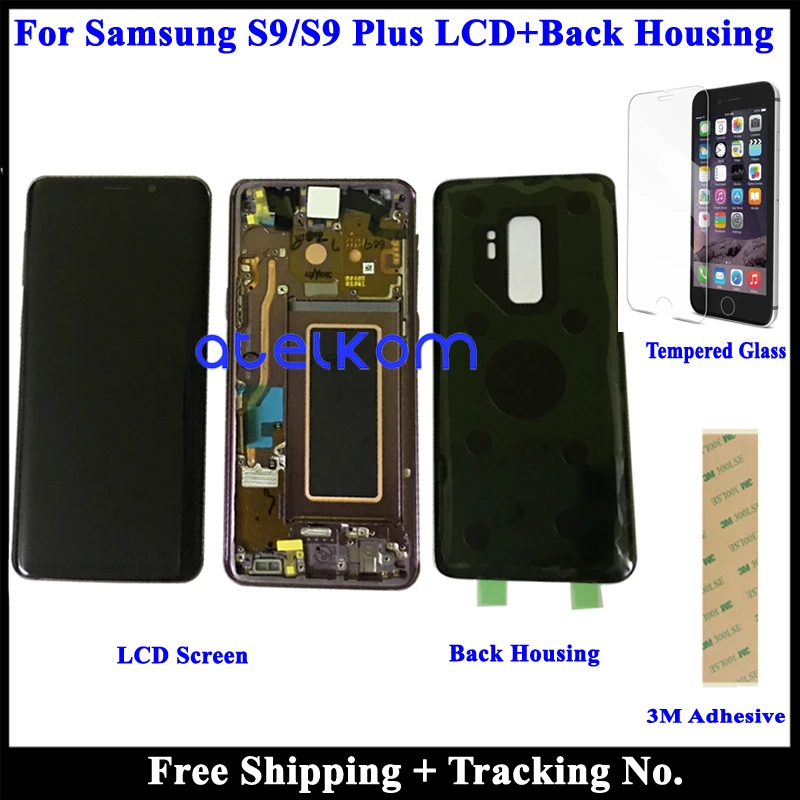 Супер AMOLED ЖК-дисплей для SAMSUNG Galaxy S9 Plus сенсорный ЖК-экран дигитайзер Samsung G9650 +