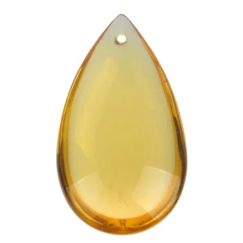 

New Dripping Shape Yellow Glass Crystal Pendant For Chandelier 10 pcs/bag Beauty Home Festival Decor Lamp Hanging drop Parts