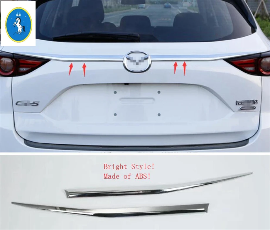 Yimaautotrims авто аксессуары багажника задняя дверь Крышка багажника Крышка люка отделка украшения ABS Подходит для Mazda CX-5 CX5