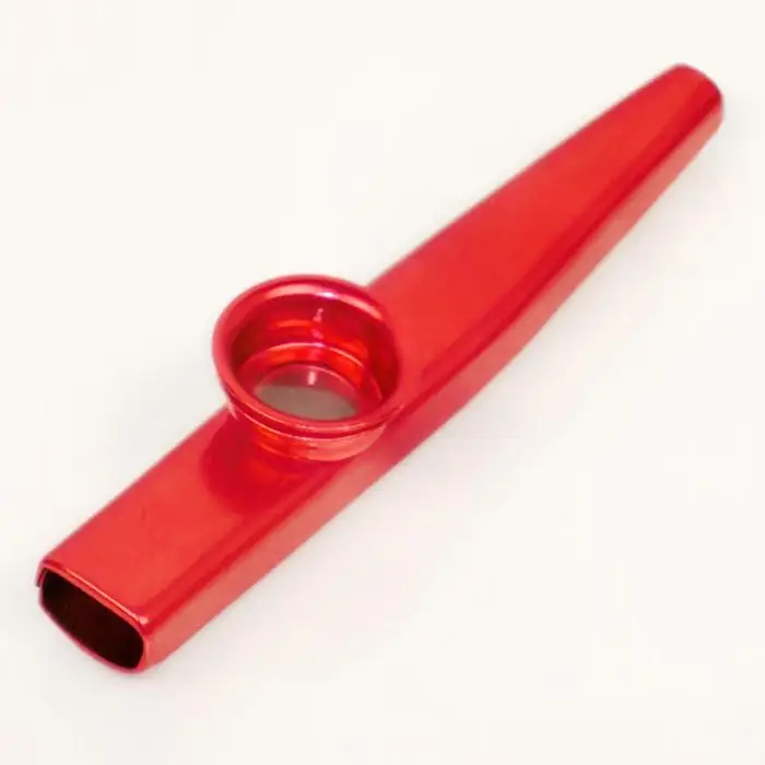 Простой дизайн легкий kazoo алюминиевый сплав металл для гитара музыкальный инструмент для любителей музыки 12*2,5 см 6 цветов