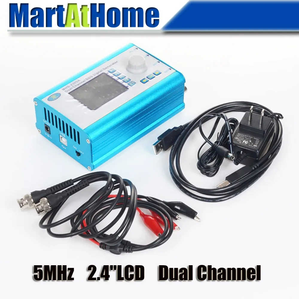 

Argedo Free shipping 5MHz Arbitrary Waveform Dual Channel DDS Function Signal Generator Sweep w/ 2.4"LCD #BV292 @CF