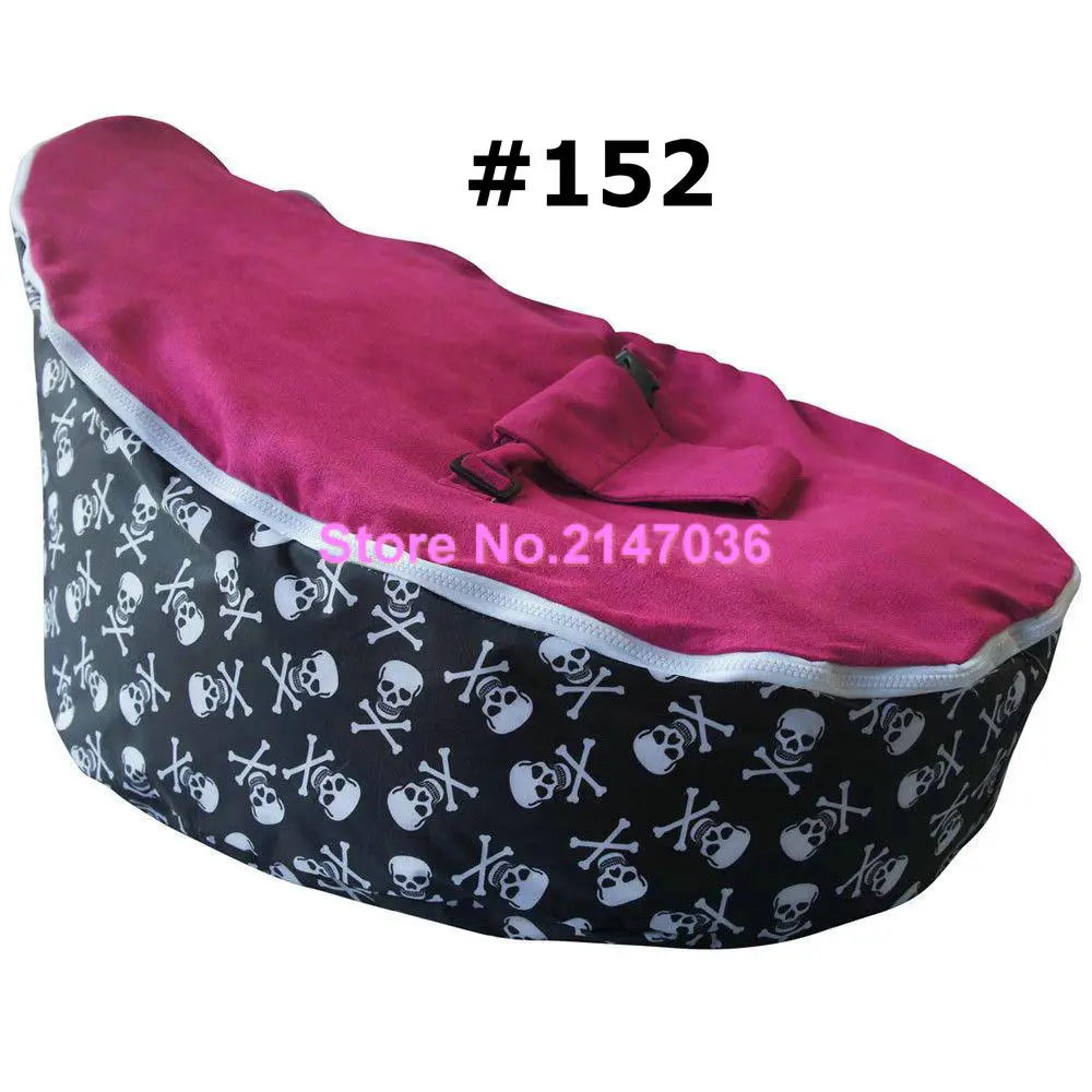 Promotional Cheap Price Good Quality Pirate Skull With Pink Seat Baby Beanbag Chairs Promotional Cheap Price Good Quality Pirate Skull With Pink Seat Baby Beanbag Chairs