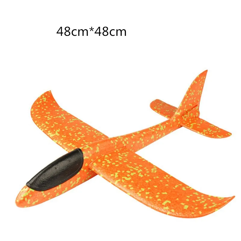Ручной Запуск планер пены Игрушечная модель самолета, горизонтальный Летающий и спиральный летающий самолет из пенопласта - Цвет: 8