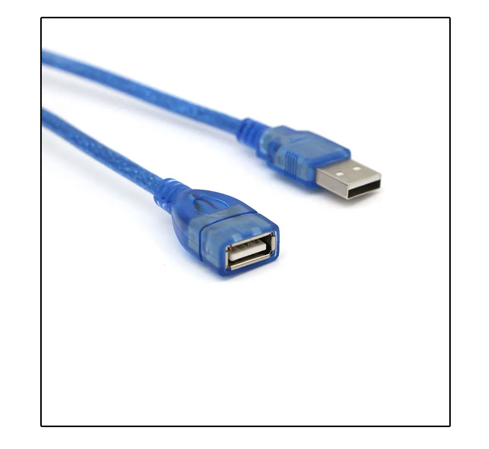 USB Data Cables For PC Keyboard Printer Camera Tablet Mobile Phone  Mouse Game Controller USB 2.0 Extender Male To Female (7)