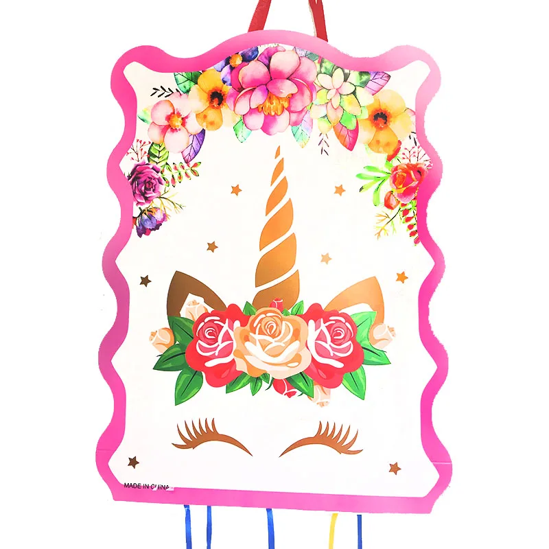 

1SET PINK UNICORN THEME BIRTHDAY PARTY DECORATIONS UNICORN THEME PINATA PINK UNICORN PINATA PARTY FUNNY GAME DECORATION