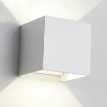 6 Вт боковой затемнение светодиодный настенный светящиеся палочки светодиодный алюминиевый настенный светильник прикроватная комната спальня гостиная настенный светильник Искусство белый корпус