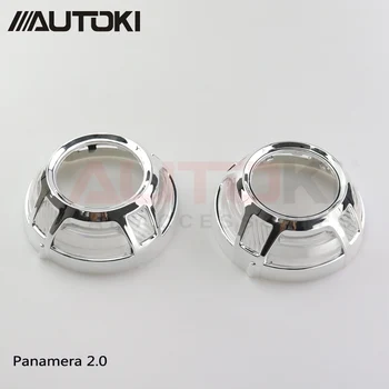 

free shipping 3"0 hid bi xenon projector lens shroud high temp resistant Silver Paname-a 2.0 for car headlight projector lens
