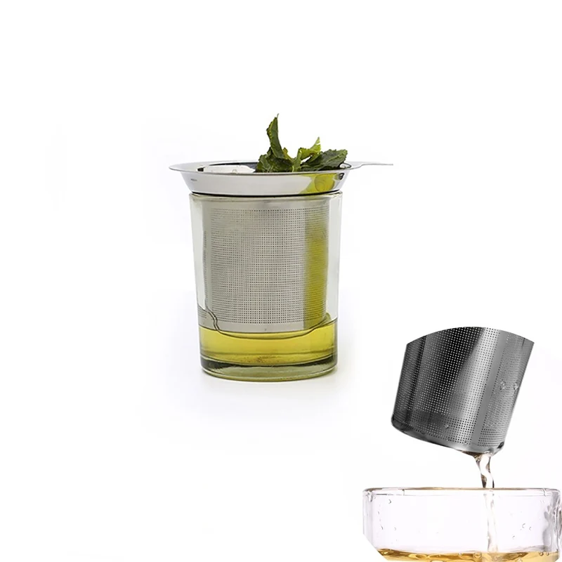 

Stainless Steel Tea Strainer Reusable Tea Infuser Tea Leaf Diffuser Mesh Strainer Spice Raw Coffee Tea Leaf Filter Accessories