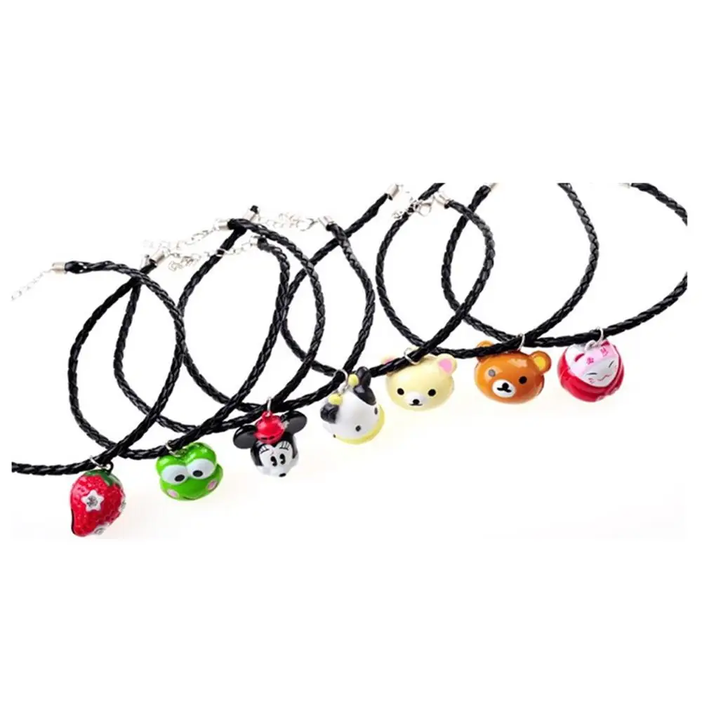 

MTL rope collar necklace with cartoon bell for pet dog puppy cat