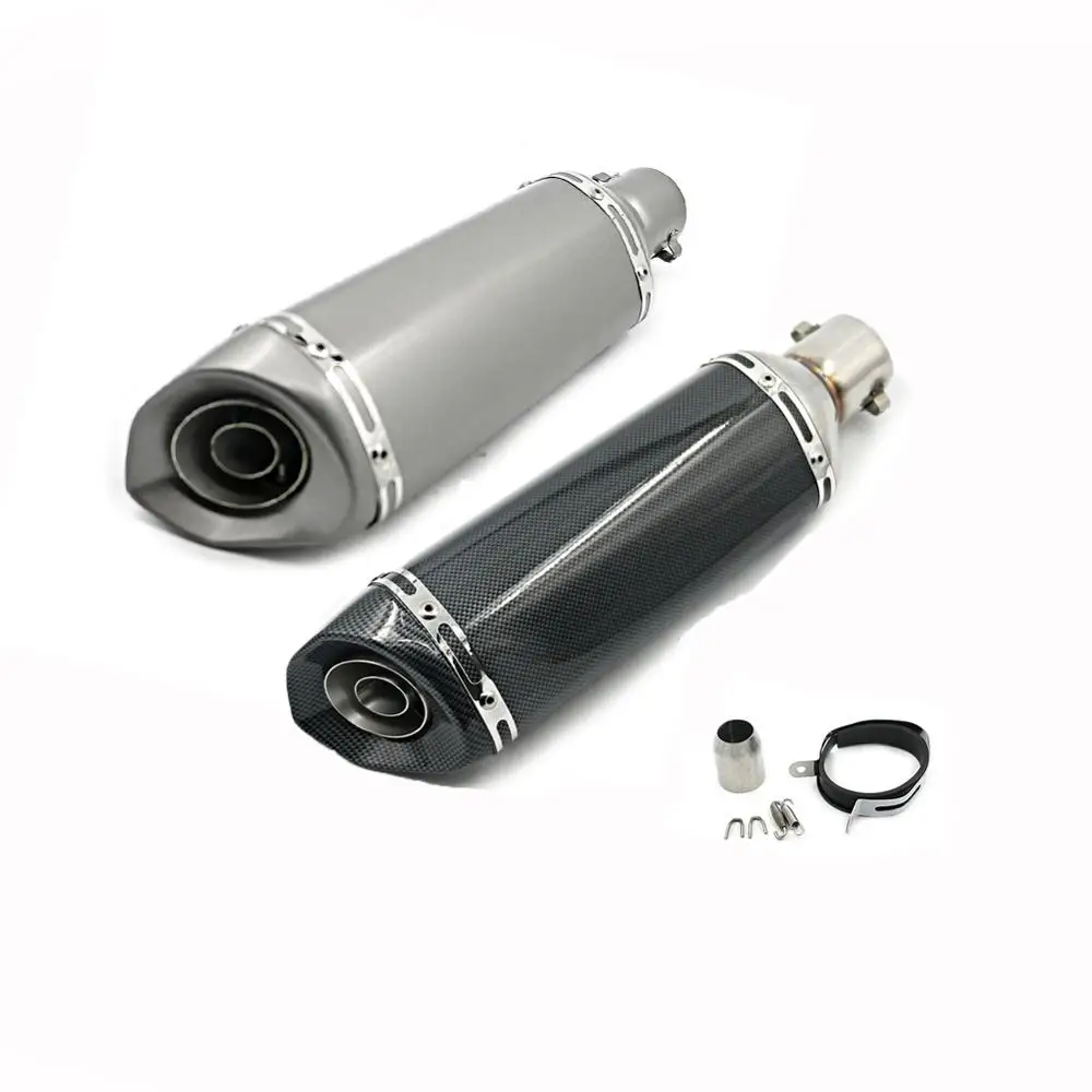 

For husqvarna Mivv Honda Motorcycle excape Akrapovic Scooter Exhaust 51mm pipe Universal Exhaust Muffler Pipe With DB Killer