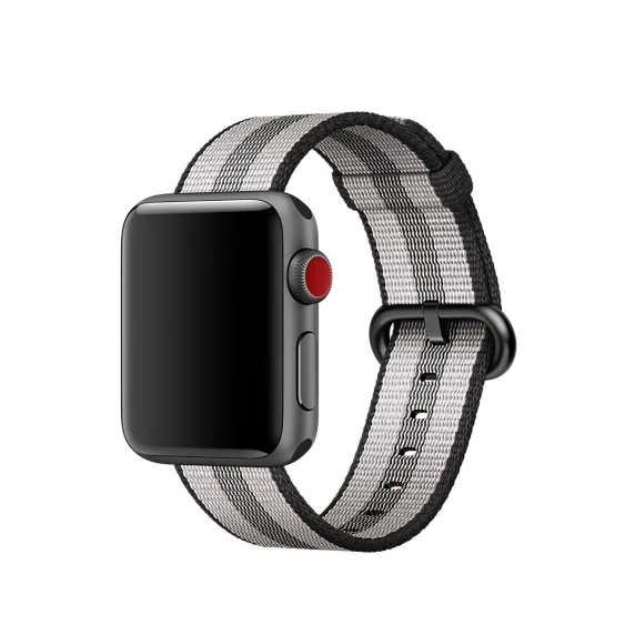 2017 Новый цветной тканый нейлоновый ремешок для часов Apple Watch тканевый на запястье