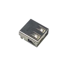 

10 Pcs/Lot Female USB 2.0 4 Pin 2 Feet Type A 90 Degree Heavy plate Flat Charge Plug Socket Jack Connector Wire Adapeter SMT
