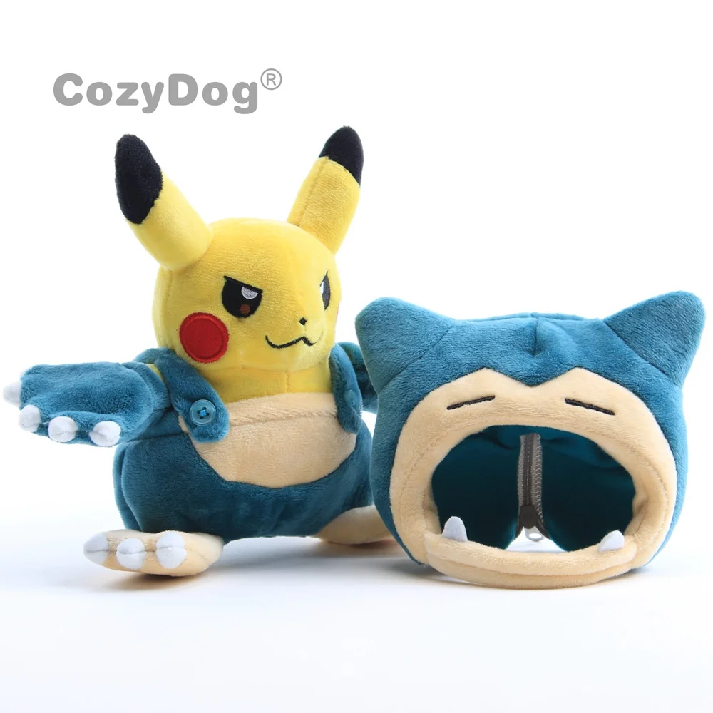 Аниме Snorlax мания Пикачу плюшевая игрушка прекрасный Пикачу Косплей Мягкие куклы Детский подарок " 20 см