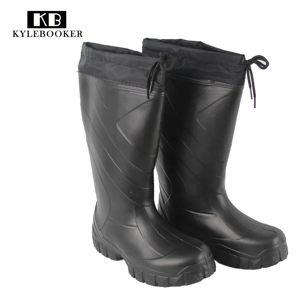 

Kylebooker Mens Fishing Hunting Waders Waterproof Boot Hunter Thermal Boot Mens EVA Outdoor Boots