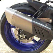 

Motorcycle Exhaust For Yamaha R6 R1 FZ1 FZ6 model Muffler GP Carbon dB killer Akrapovic Exhaust Tip Escape Pipe Tube Accessories