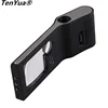 TenYua – loupe de poche multifonctionnelle 6 en 1, loupe de bijoutier 3X 10X Microscope 55X avec interrupteur à 4 vitesses lumière UV ► Photo 3/6