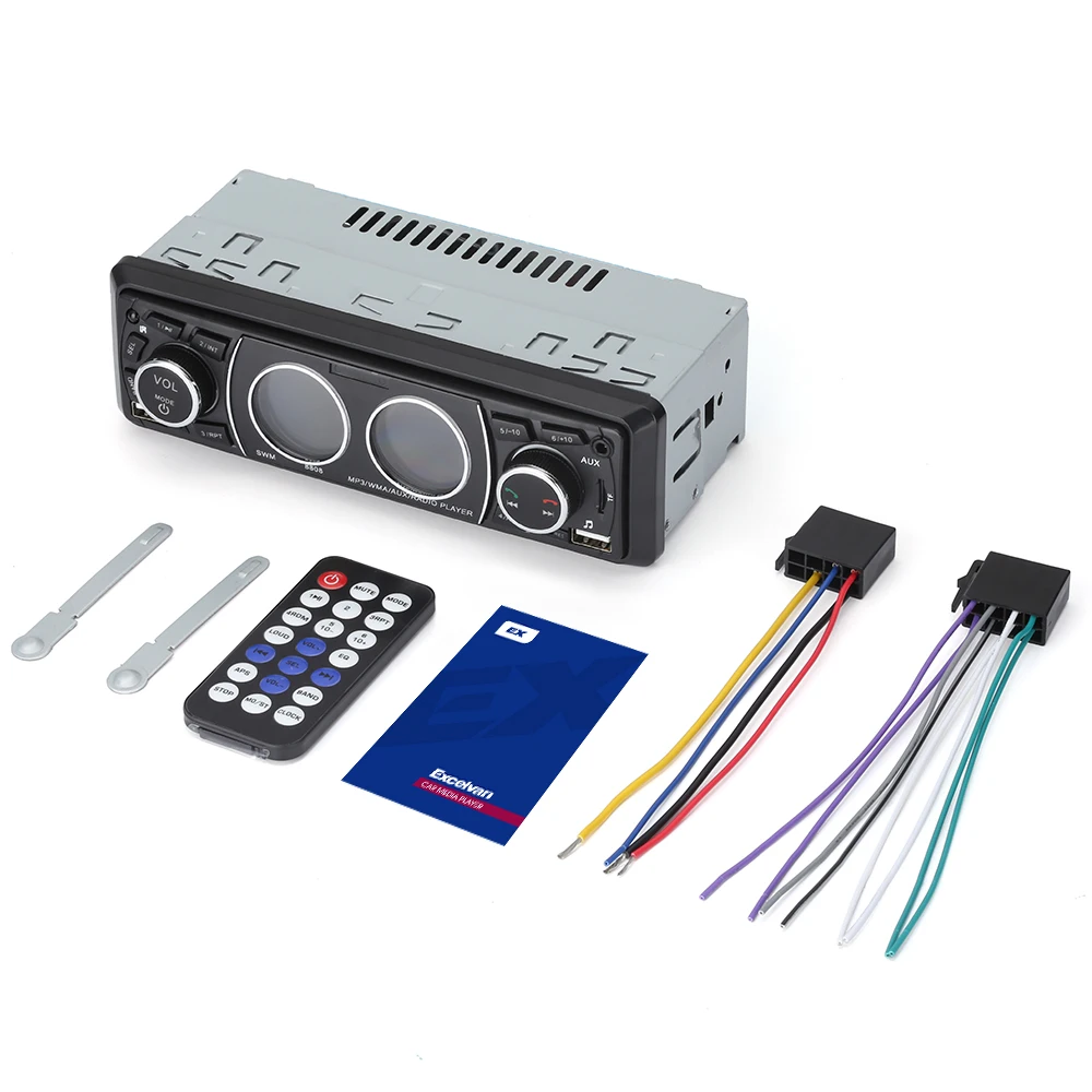 Excelvan 8808 1 Din автомагнитолы MP3 воспроизведение музыки 4 дюймов автомобильный стерео