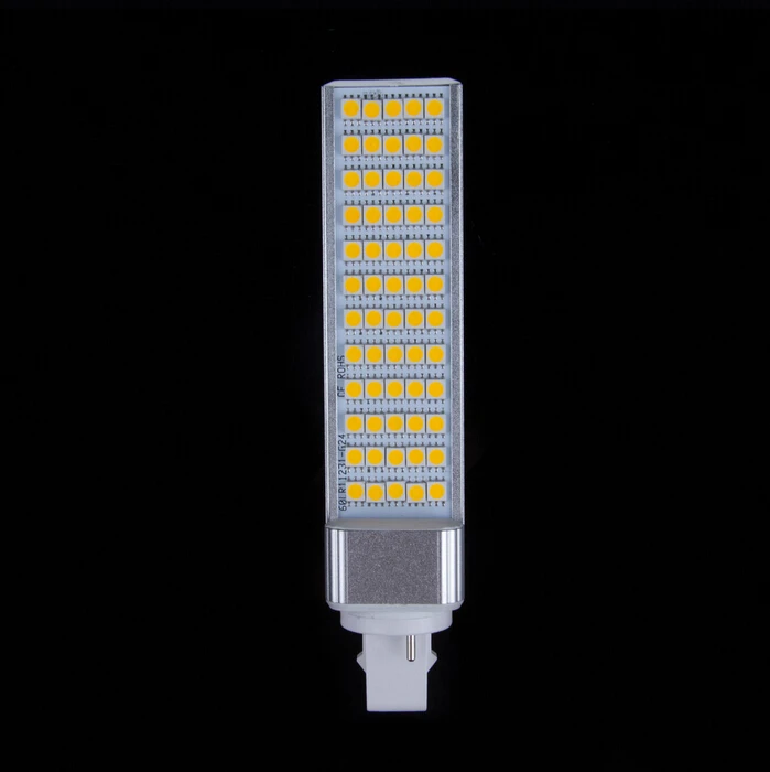 12 Вт Светодиодная лампа PL E27 G24 5050 smd 60 PLC G24d кукурузная 110 в 120 220 230 240 В равная