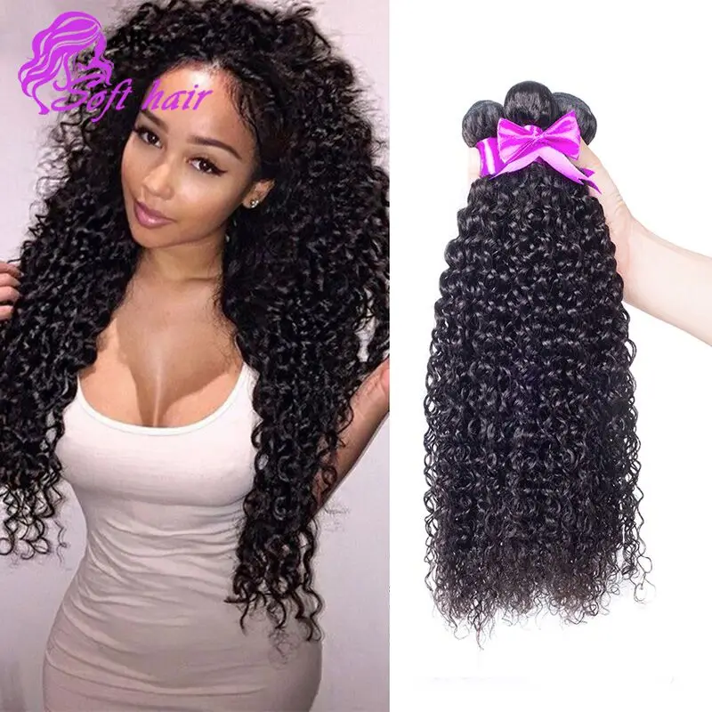 Best Unprocessed 10A Grade Indian Curly Virgin Hair Weave 3Pcs/Lot Cheap Indian Virgin Hair Extensions Kinky Curly Virgin Hair