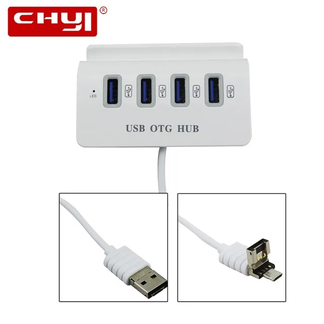 Cheap CHYI USB 2.0 Hub OTG USB Splitter 4 Ports USB Hub Hi-Speed Computer Accessories With Phone Holder Hub For Laptop Android PC Hot Cheap CHYI USB 2.0 Hub OTG USB Splitter 4 Ports USB Hub Hi-Speed Computer Accessories With Phone Holder Hub For Laptop Android PC Hot