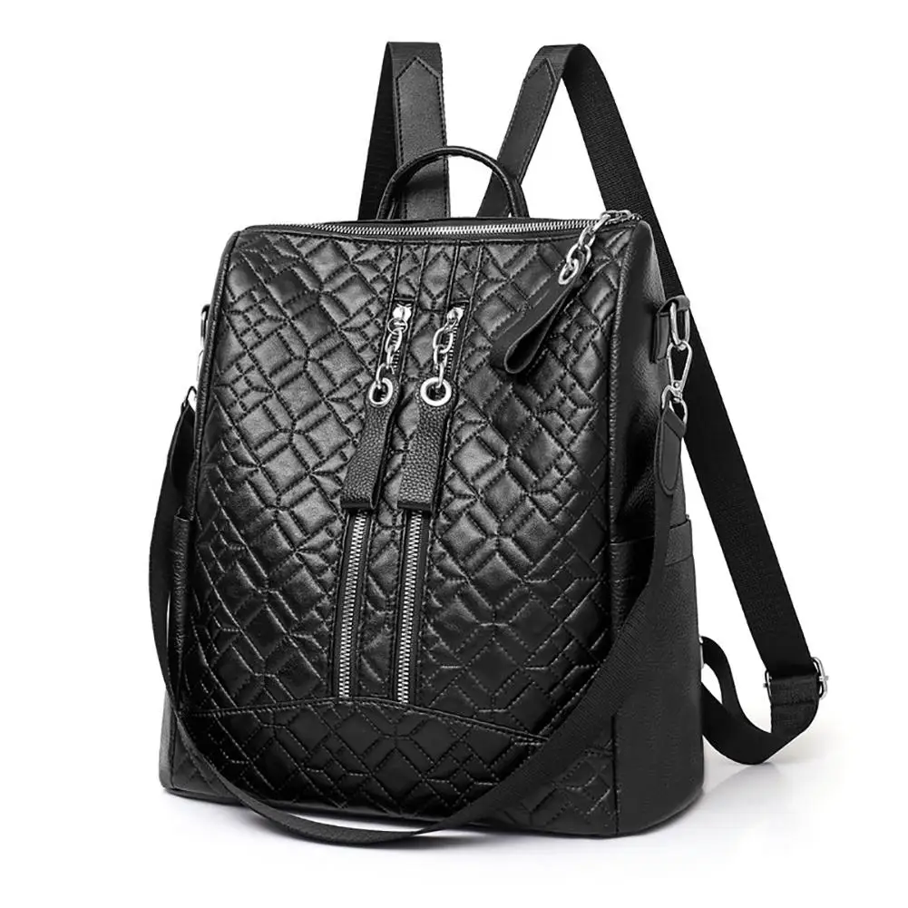 

High Quality Youth Women Backpack Leather Ladies Female School Shoulder Bag Backpacks for Teenage Girls