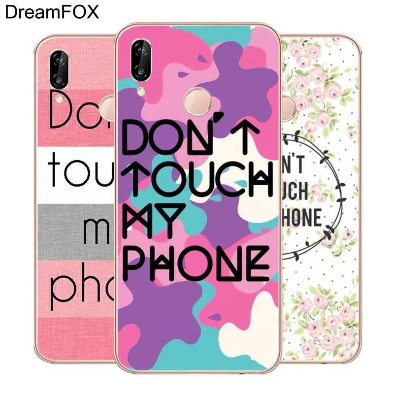Мягкий силиконовый чехол из ТПУ L147 Don't Touch My Phone Чехол для Huawei P8 P9 P10 P20 P30 Lite Pro P Smart