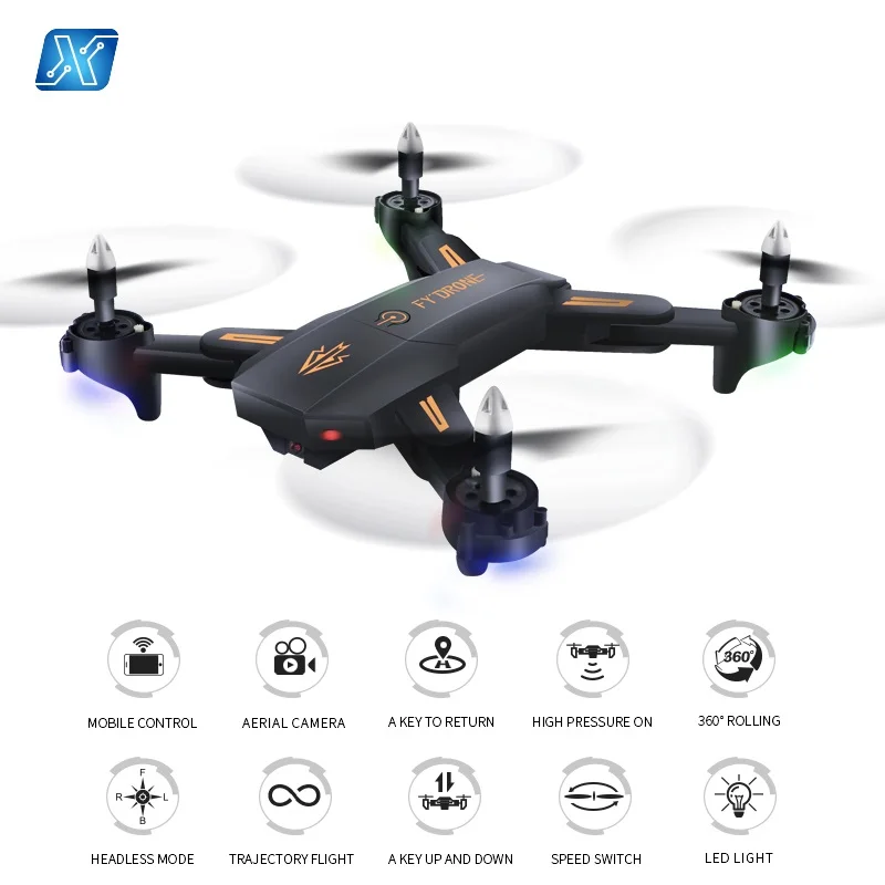 

Foldable 18minute long Flying Time RC Drone With Hd Camrea Wide Angle WIFI FPV Altitude Hold RC Quadcopter Helicopter