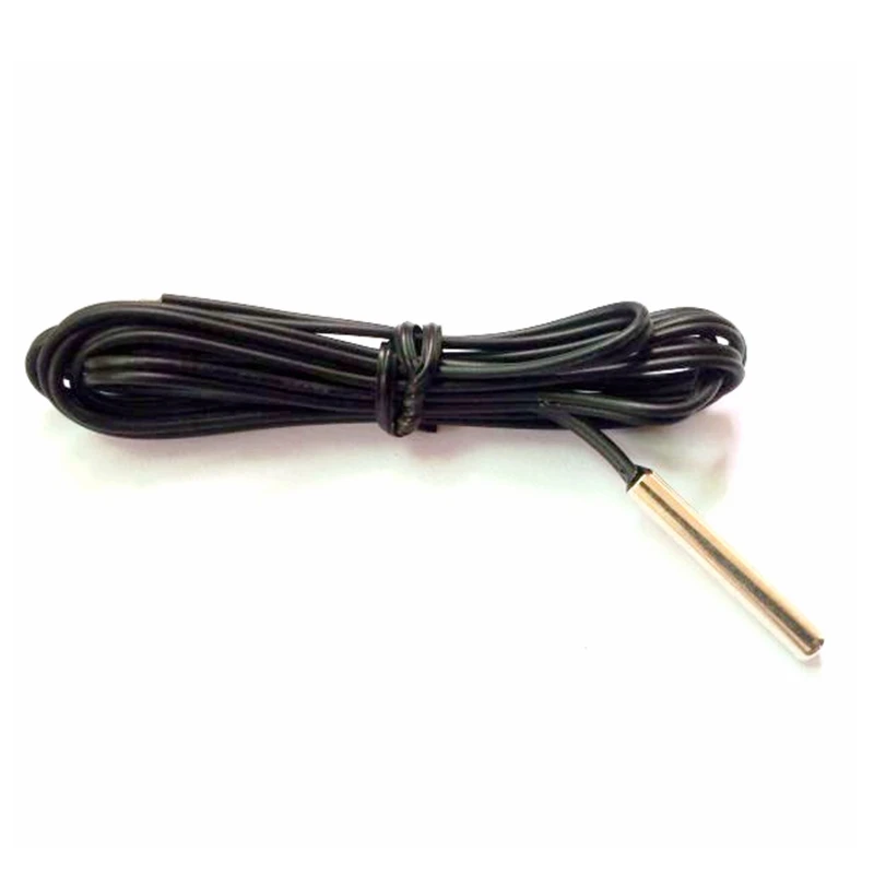 

1m NTC 10K Temperature Sensor Probe -40-120C Cylinder-shaped 4*25mm for Temperature Controller