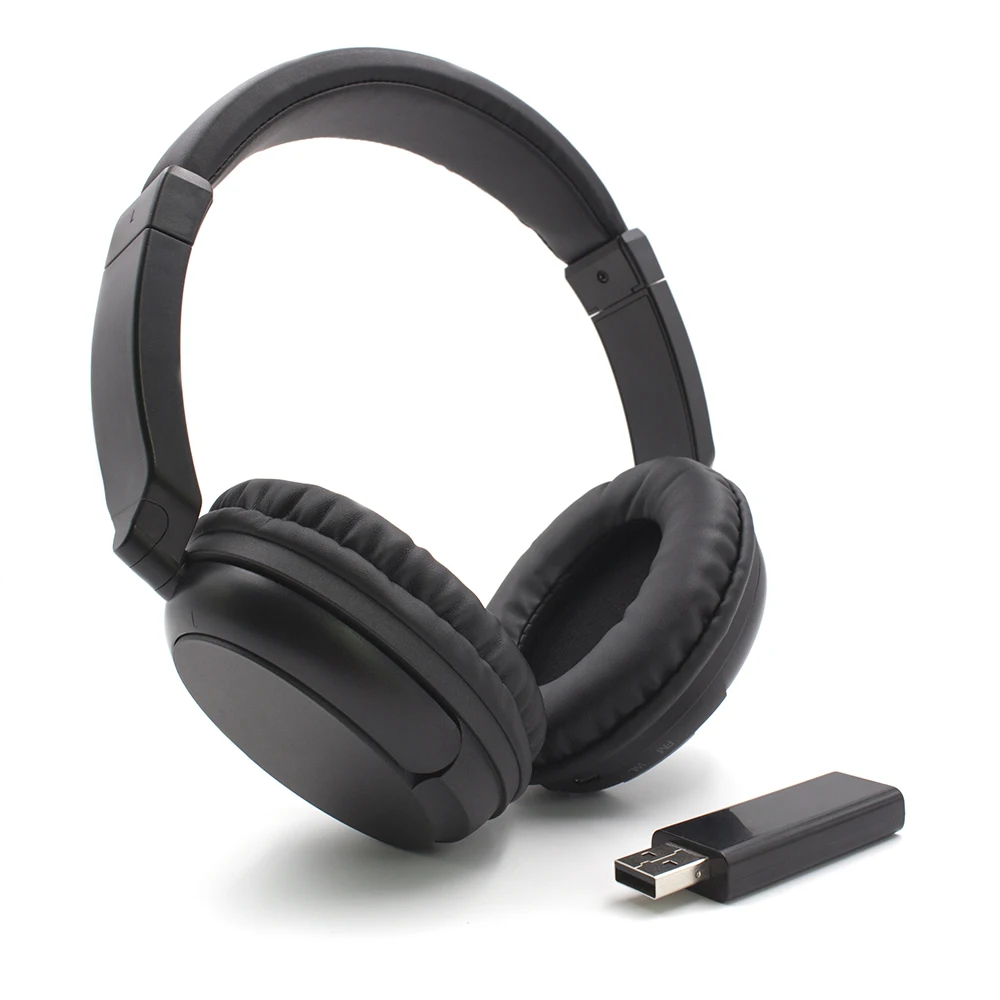 New TV Rechargeable Multifunction 2.4G Wireless Headset TV Headphones