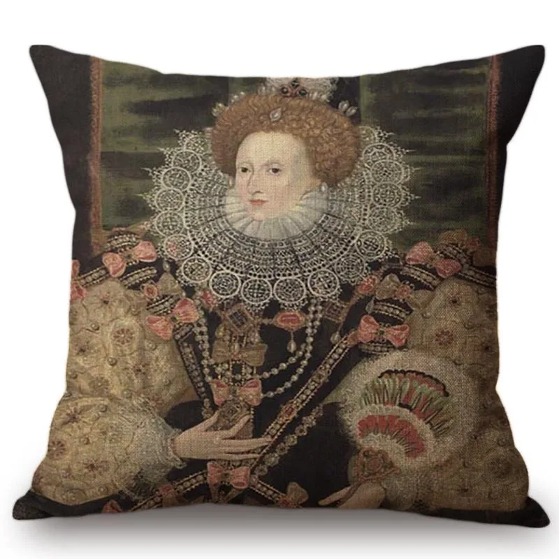 

World Celebritys Home Decorative Pillows Covers Einstein Gandhi Steve Jobs Elizabeth Self Portrait Luxury Cushion Cover Case