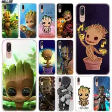 Жесткий чехол Guardians of the Galaxy Marvel для huawei P30 P20 P10 P9 P8 Lite P30 P20 Pro Mini PSmart
